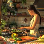 Calandrando Preparing Delicious Dishes at Home