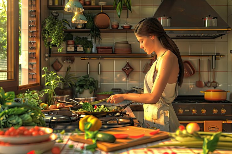 Calandrando Preparing Delicious Dishes at Home