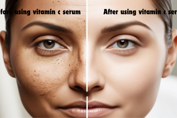 Vitamin C Serum Before and After Transformation of Your Skin