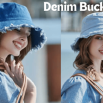 Denim Bucket Hat Fashion Accessory