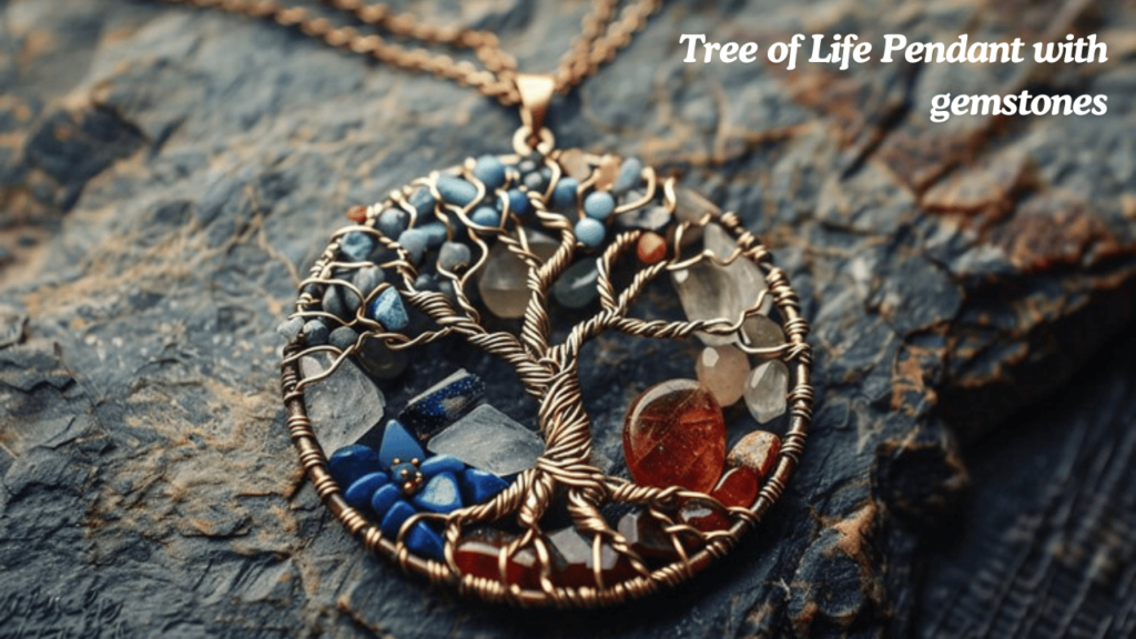  Tree of Life Pendant with gemstones