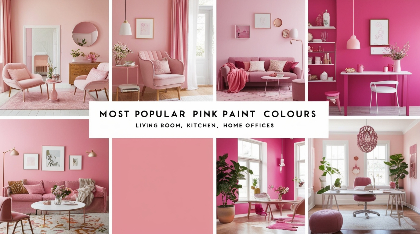 Popular Pink Paint Colors for Modern Homes