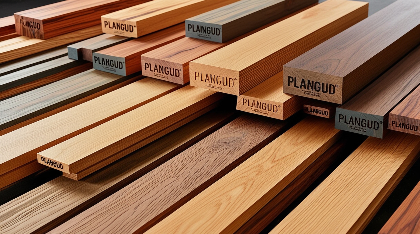 Plangud: Versatile Wooden Planks for Construction