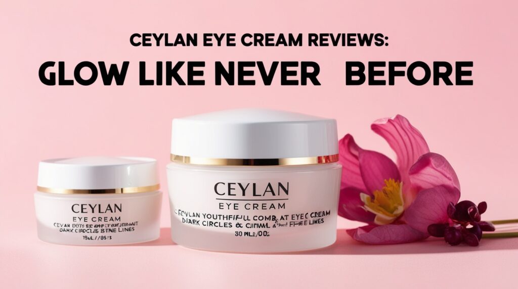  Review of Ceylan Eye Cream benefits for under-eye care