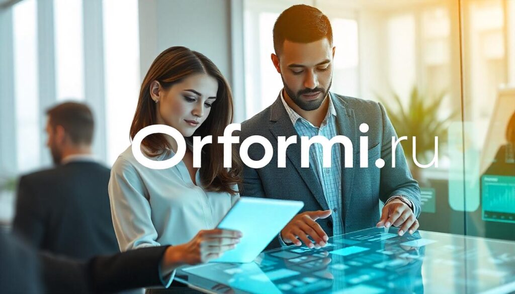  Illustration of Orformi.ru features, services, and benefits for businesses