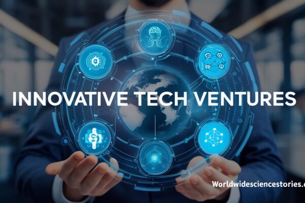 Innovative tech ventures featured on worldwidesciencestories.com highlighting emerging technologies and startup success stories.