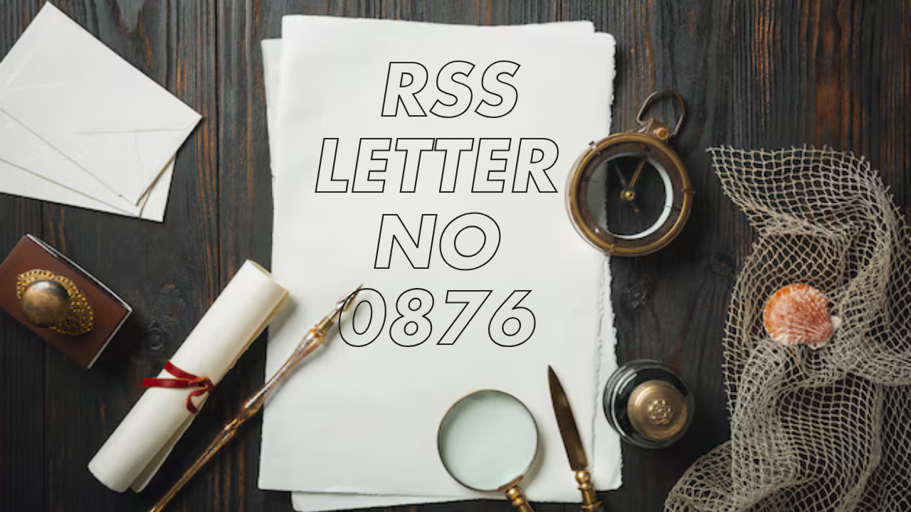 RSS Letter No. 0876 - Promoting Nationalism, Economic Self-Reliance, and Cultural Pride